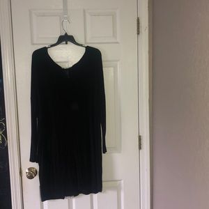 black dress with back lace